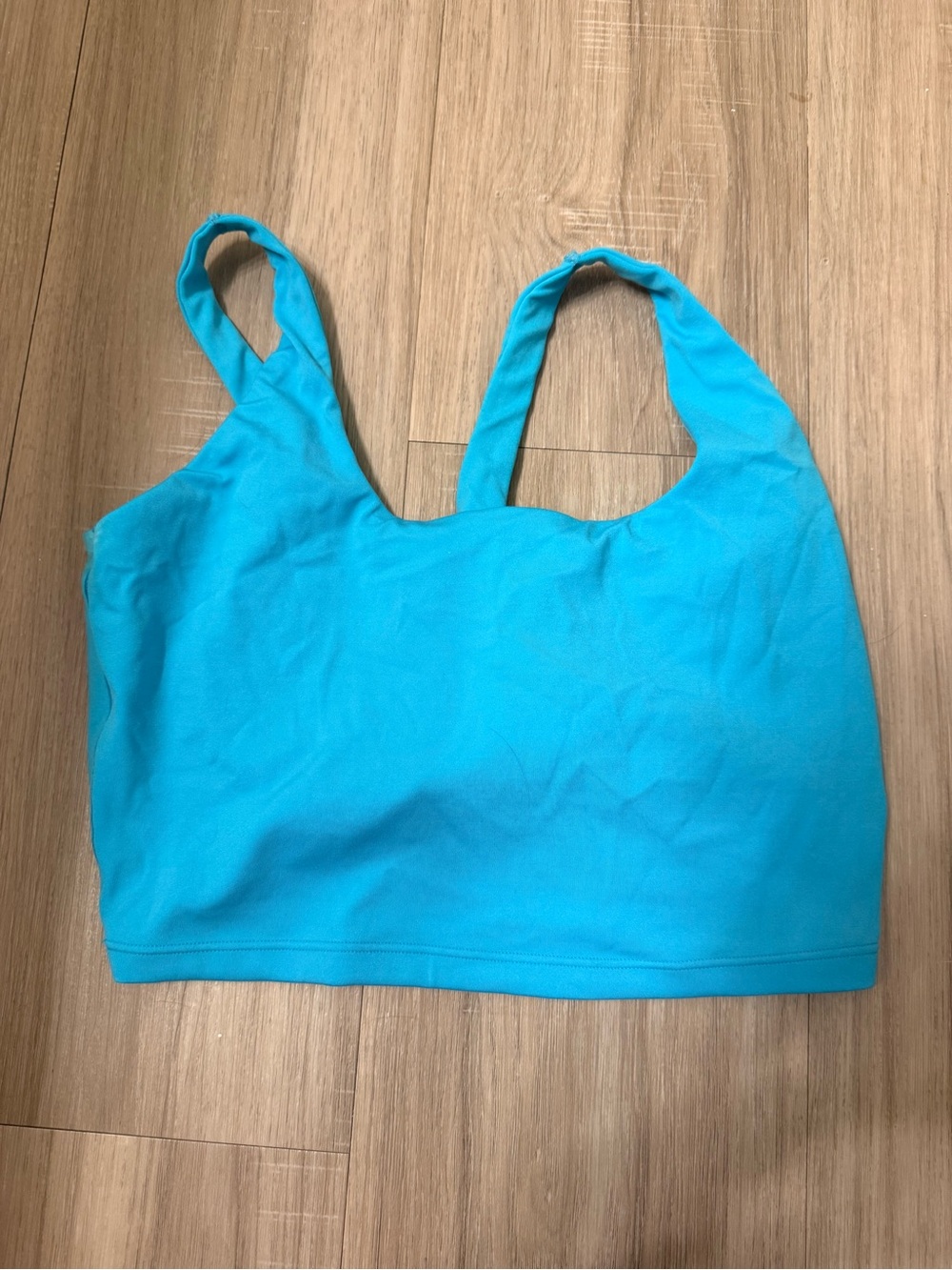 aerie Bright Turquoise Blue Scoop Sports Bralette